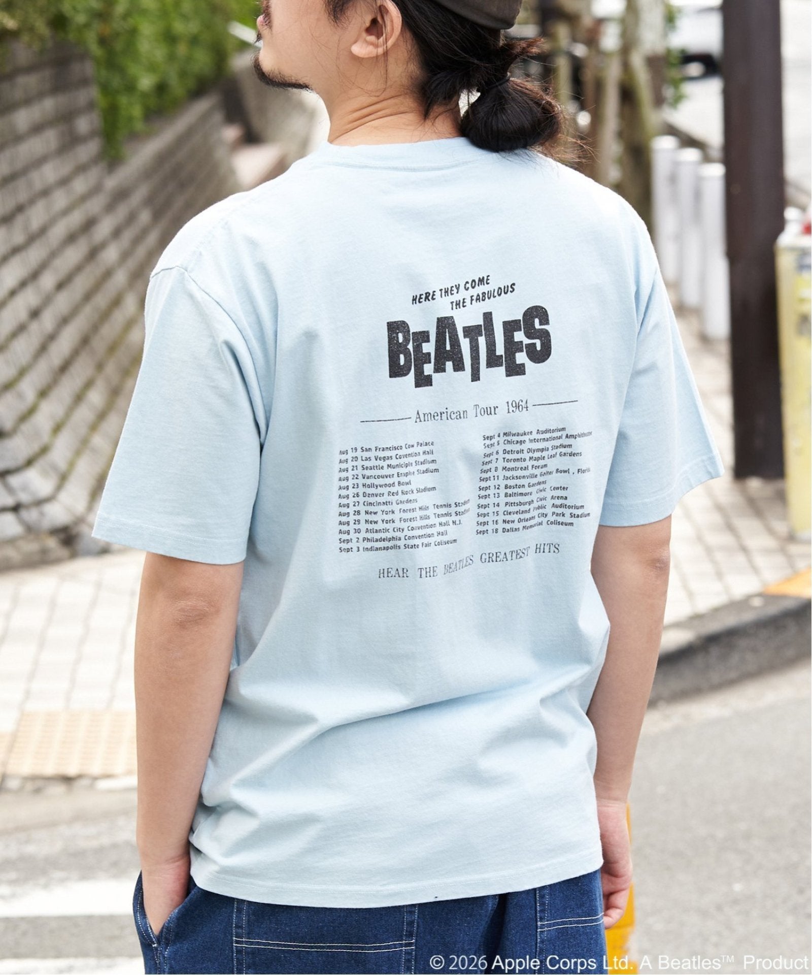 THE BEATLES ザ ビートルズ ツアープリントTシャツ,VENCE| TOKYO