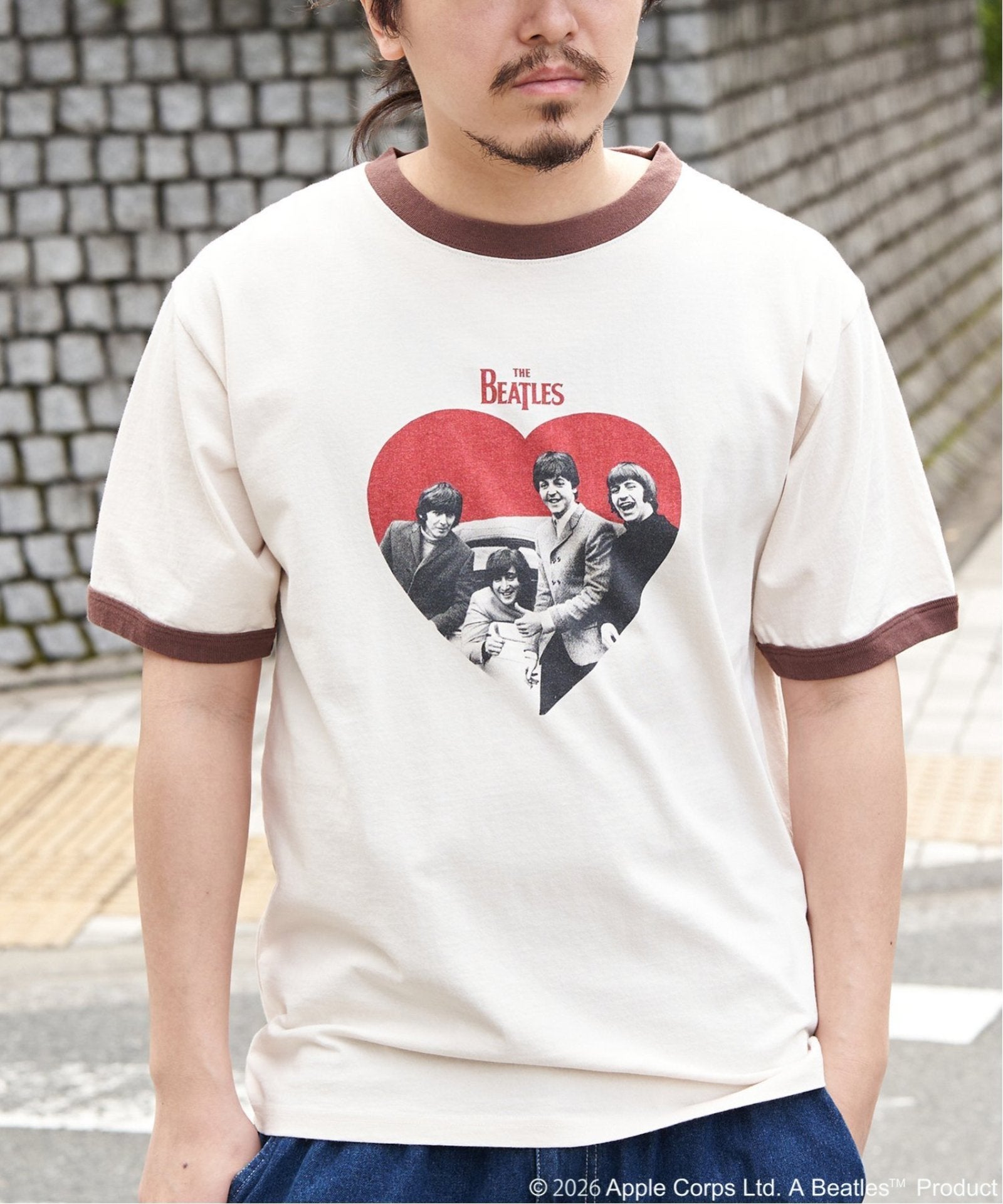 THE BEATLES ザ ビートルズ リンガープリントTシャツ,VENCE| TOKYO