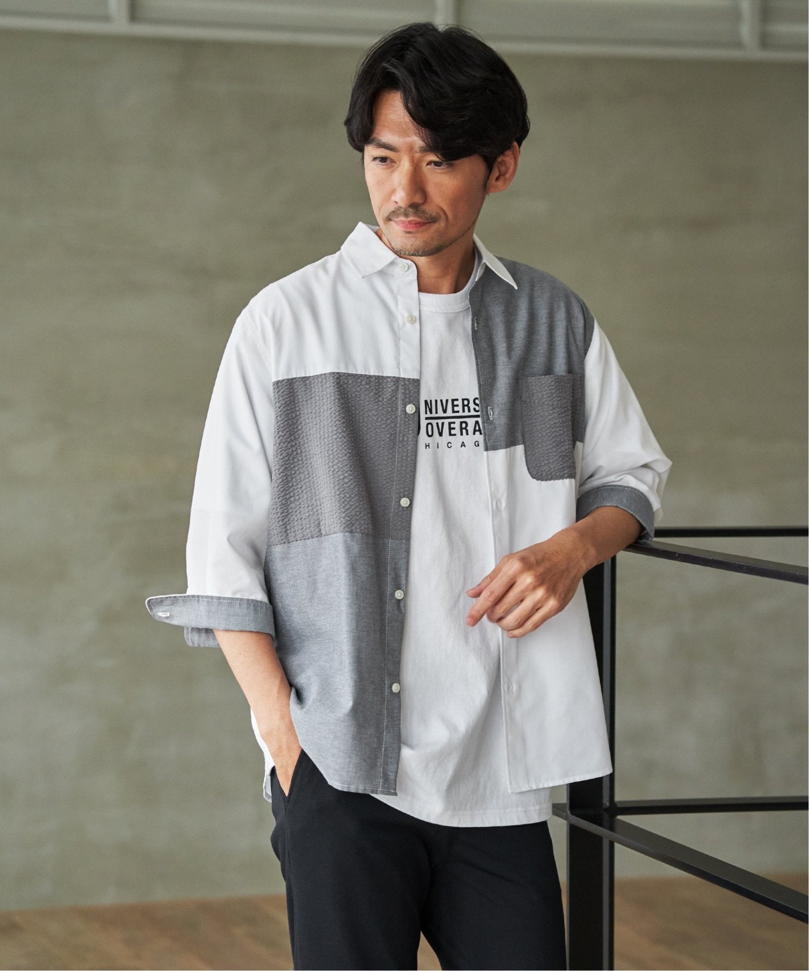 ikka 新品未使用品 グレー ネイビーブルー XLサイズ 2026年最新】ikka カラー：ネイビー系 メンズ Tシャツの人気アイテム
