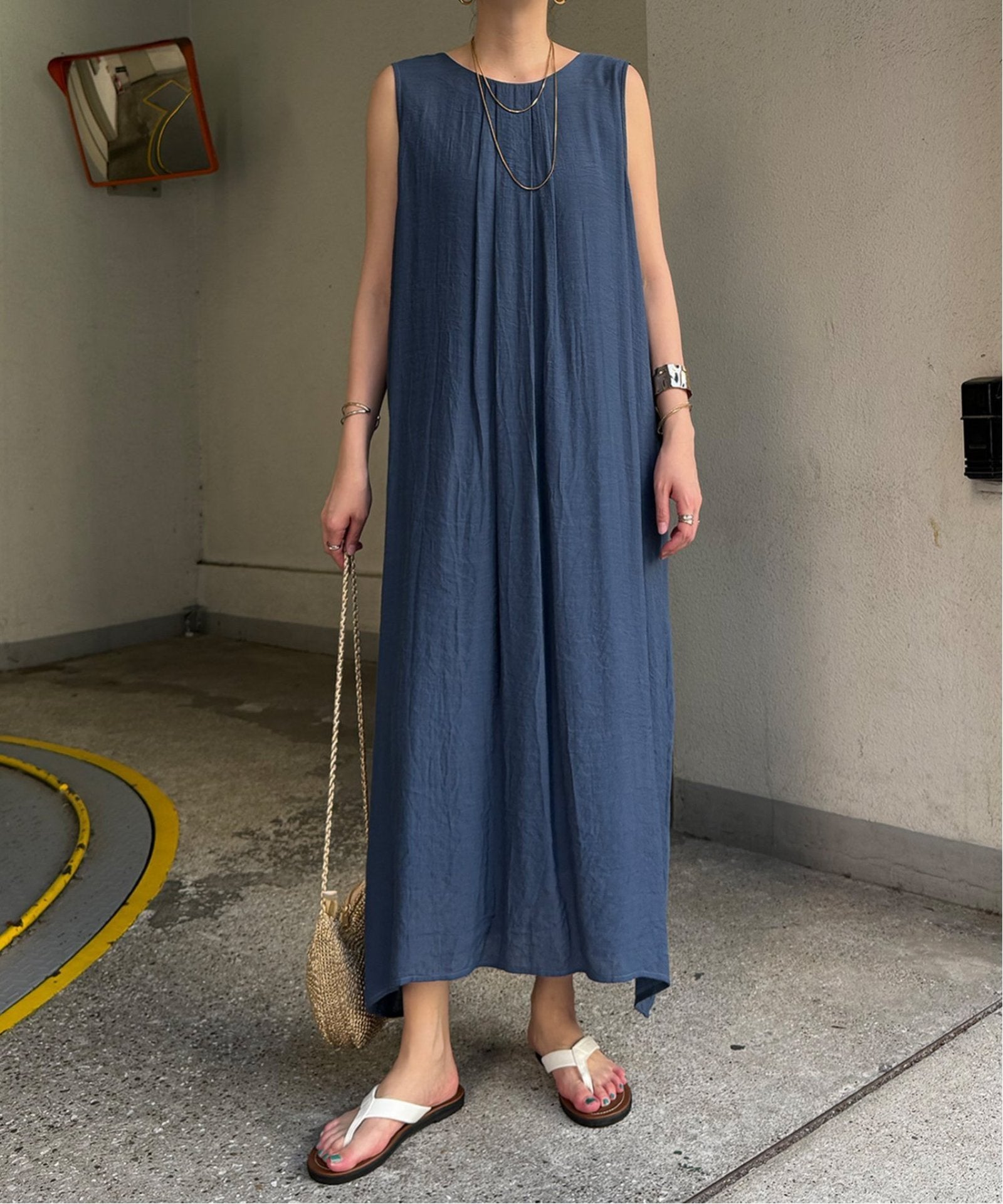 インフルエンサー着用】RTスラブ2WAYリボンワンピース,LBC| TOKYO