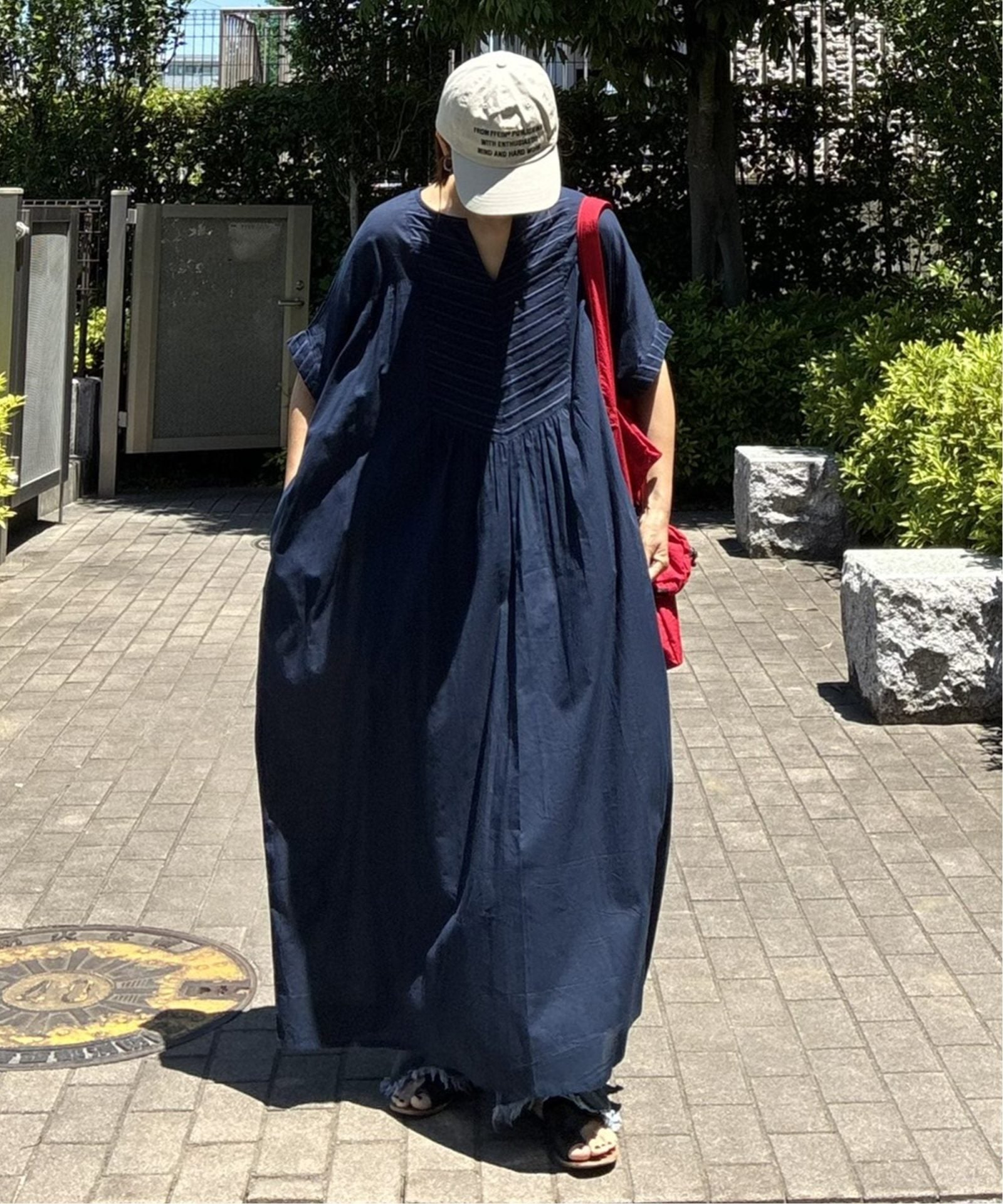 高身長さんサイズ有］【notch. by KR 】フロント刺繍スキッパー