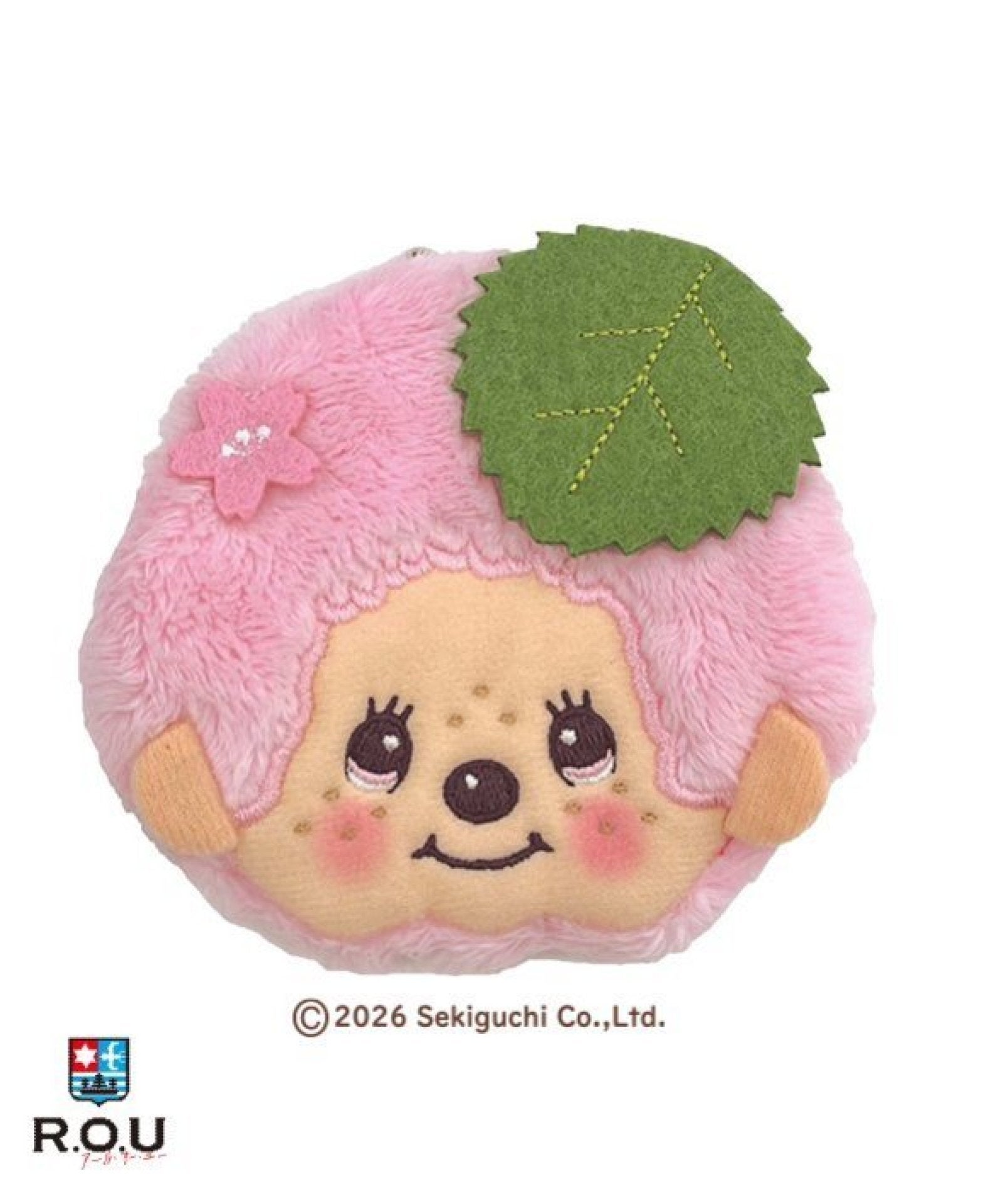桜モチページ モンチッチ 和キャラがま モンチッチくん 桜餅 MC-009BP