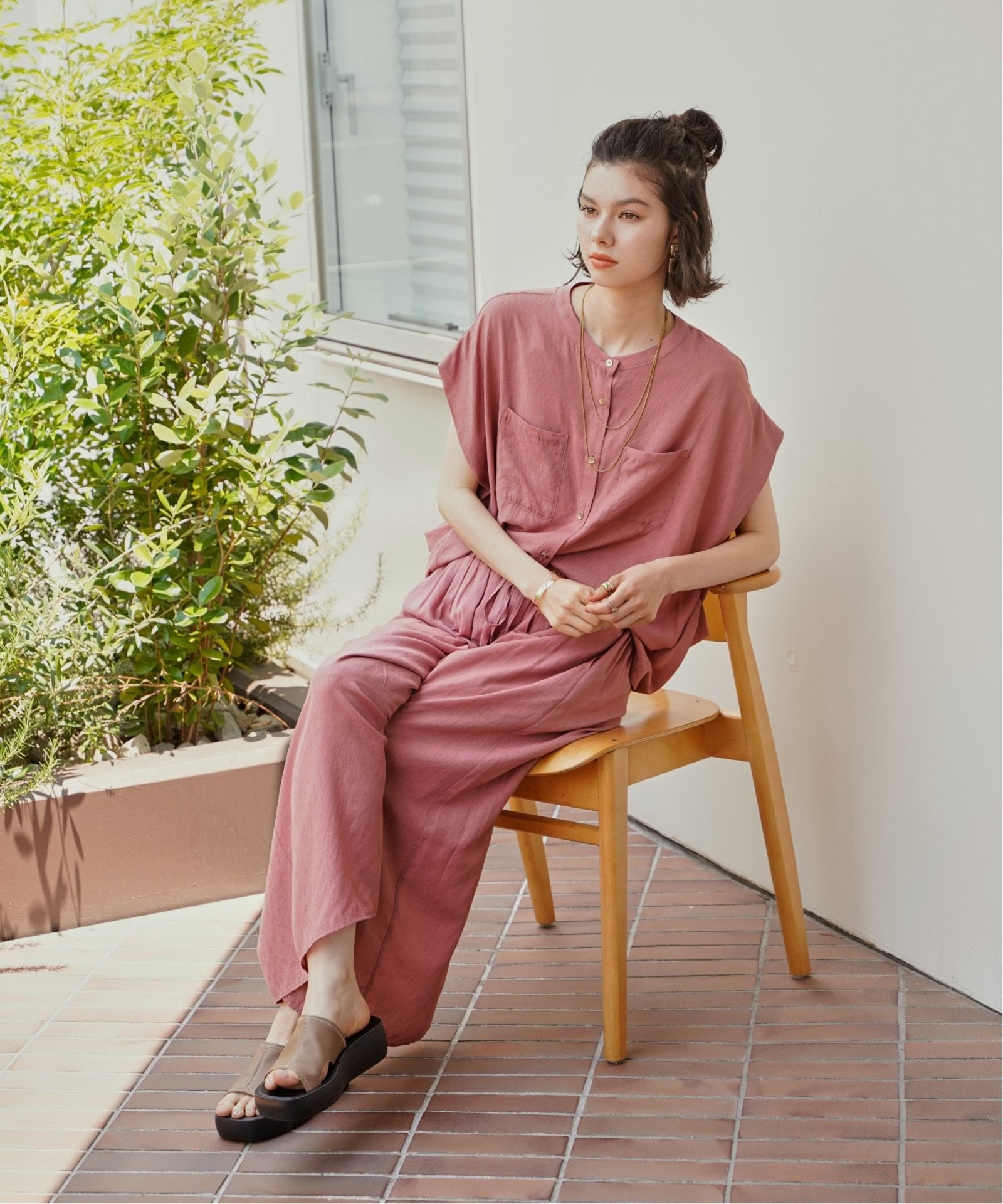 パンツ car_beauty_craft セットアップ対応】冷感ボイルラップスカーチョ,ikka| TOKYO DESIGN