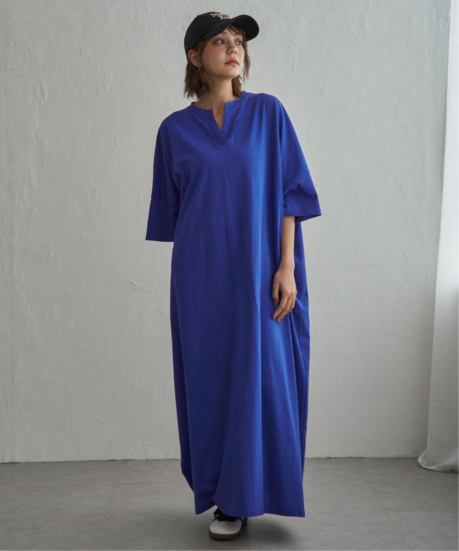 notch. by KR 】キーネック半袖ビッグワンピース,notch.| TOKYO DESIGN