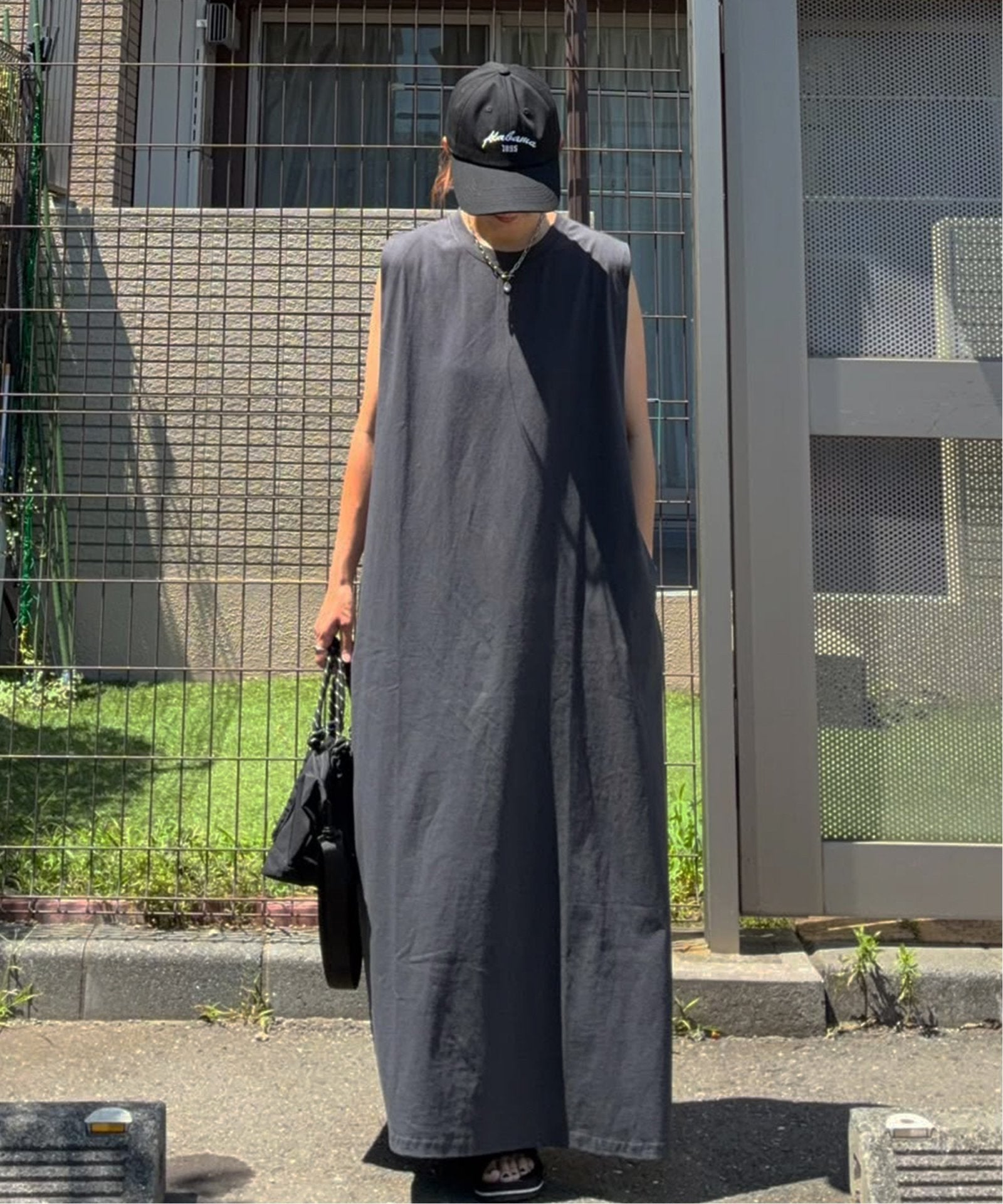 高身長さんサイズ有］オーバーサイズノースリーブワンピース,notch