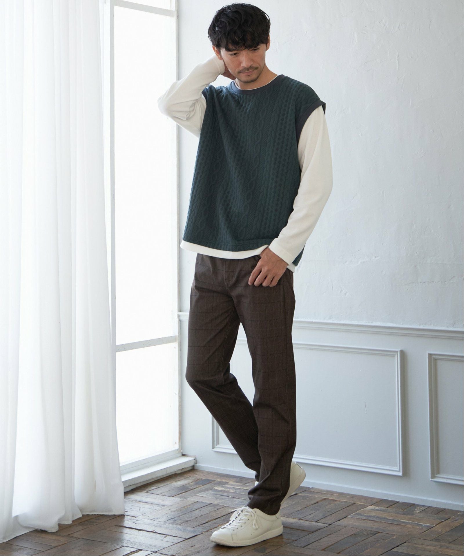 GOKU楽パンツ EASY STRETCH チェック5ポケット,ikka| TOKYO DESIGN CHANNEL