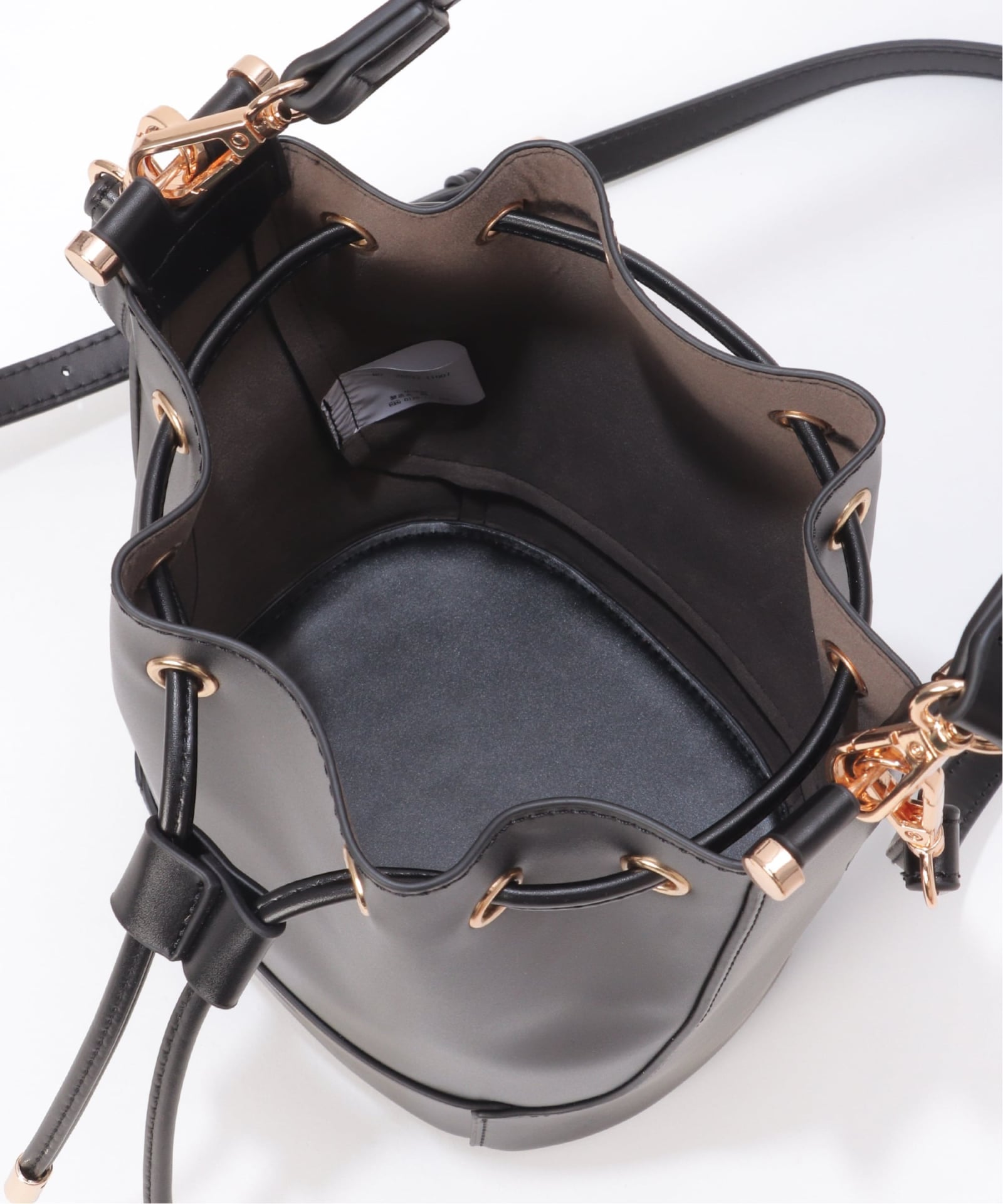Na. by Nananoel(ナナノエル) 2WAY BUCKET DRAWSTRING BAG,notch