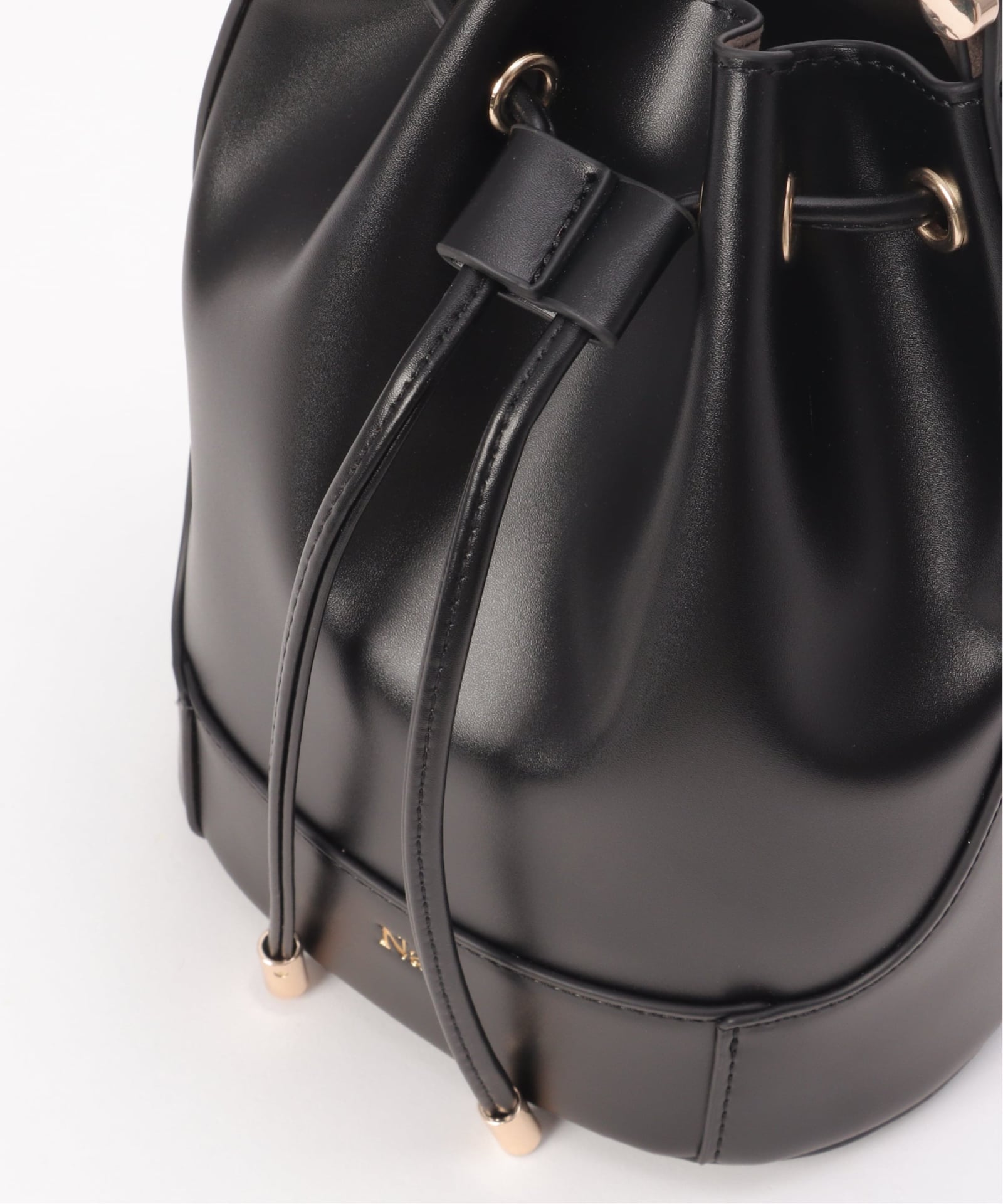 Na. by Nananoel(ナナノエル) 2WAY BUCKET DRAWSTRING BAG,notch