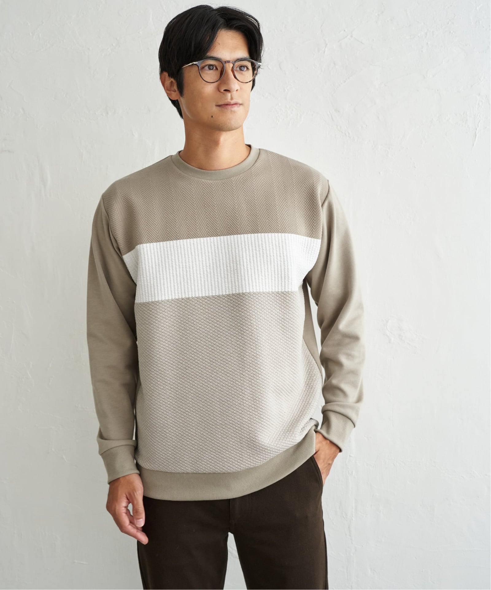 ブロックス フクレジャカードクルーネックプルオーバー,ikka| TOKYO