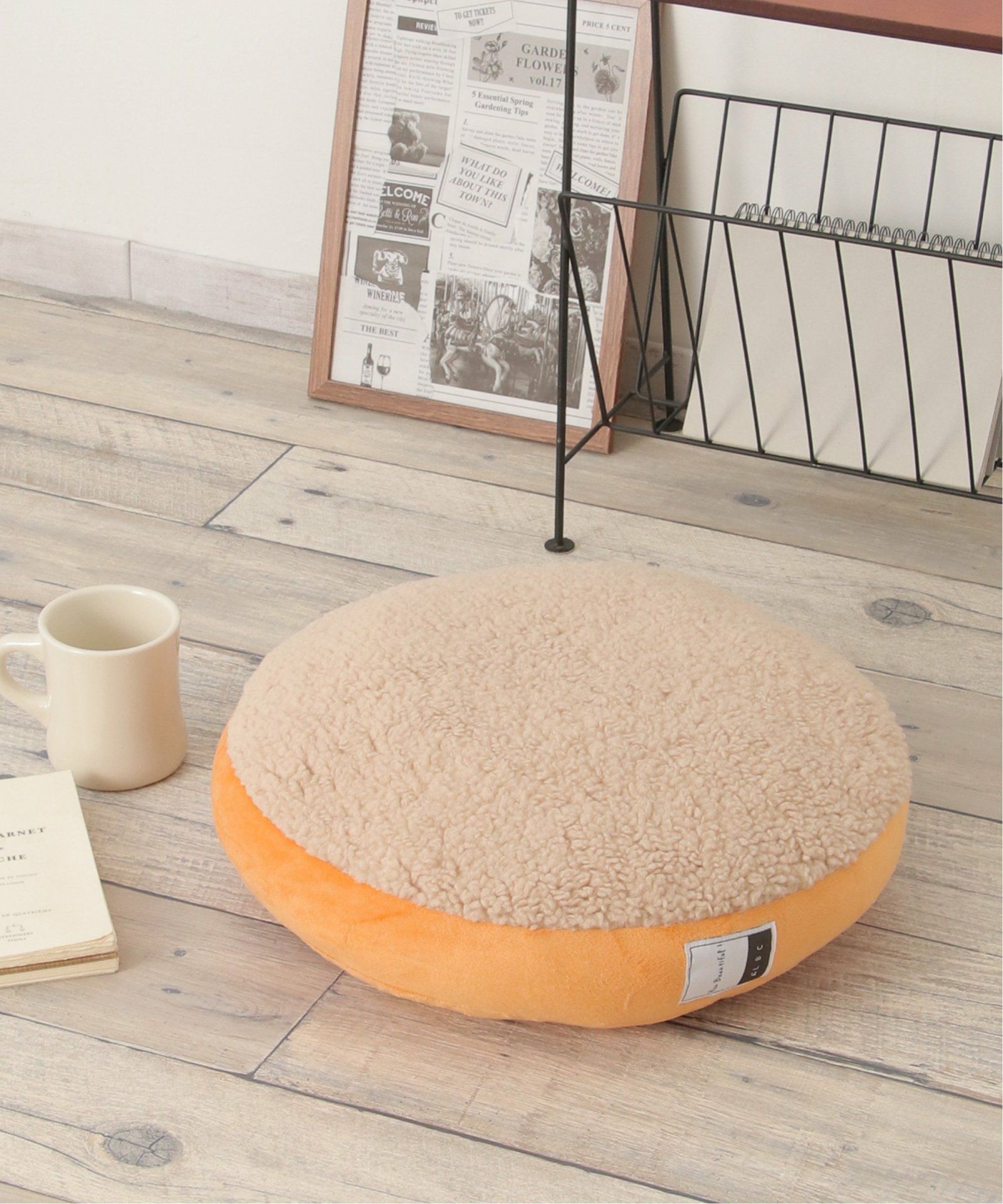 ラウンドクッション GORONE 22AW ボア,LBC| TOKYO DESIGN CHANNEL