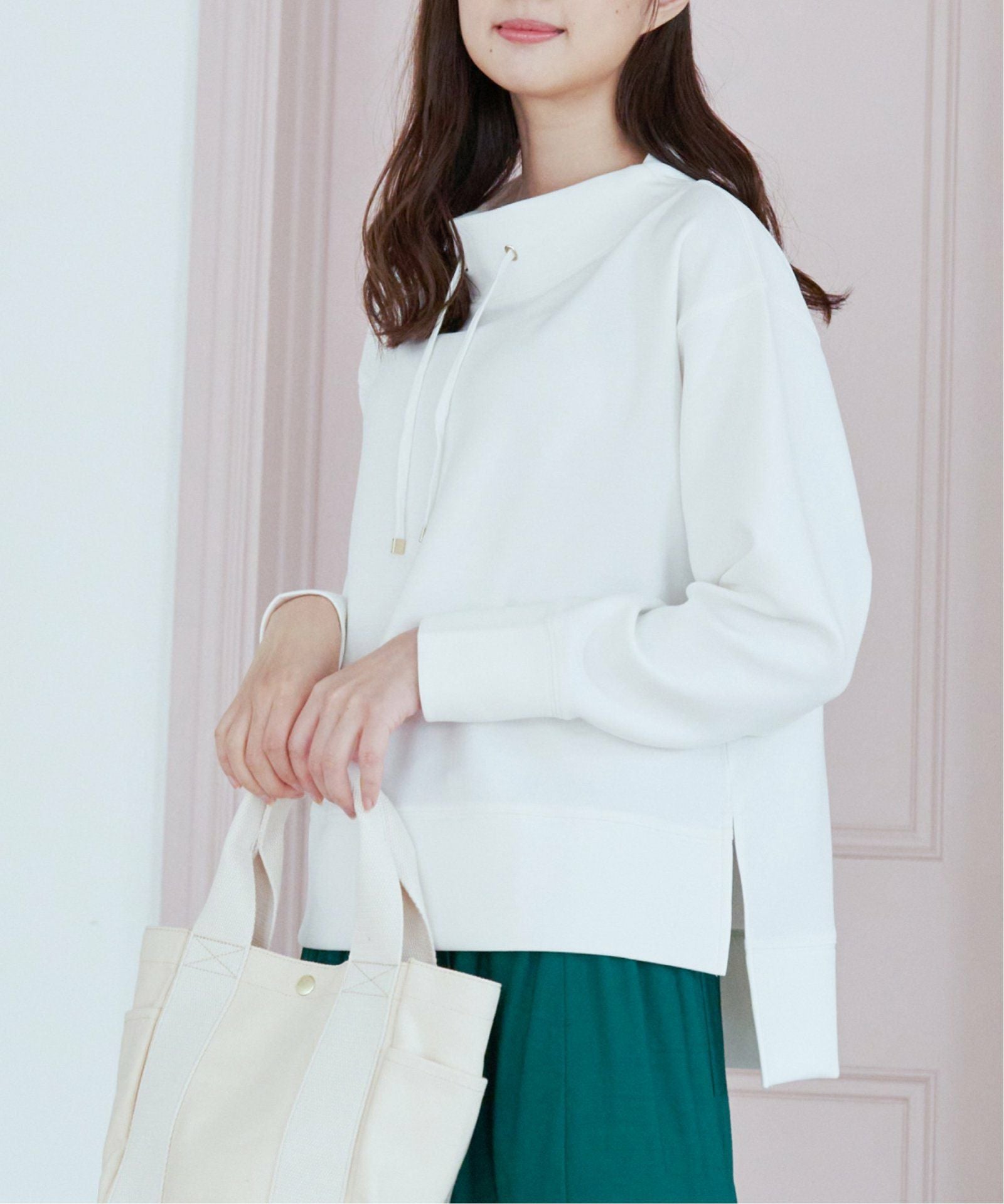 タグ付き★極美品★ユナイテッドトウキョウ　ダンボールリラックスポロ　S　1.6万 UNITED ARROWS green label relaxing ダンボール フーディー プル