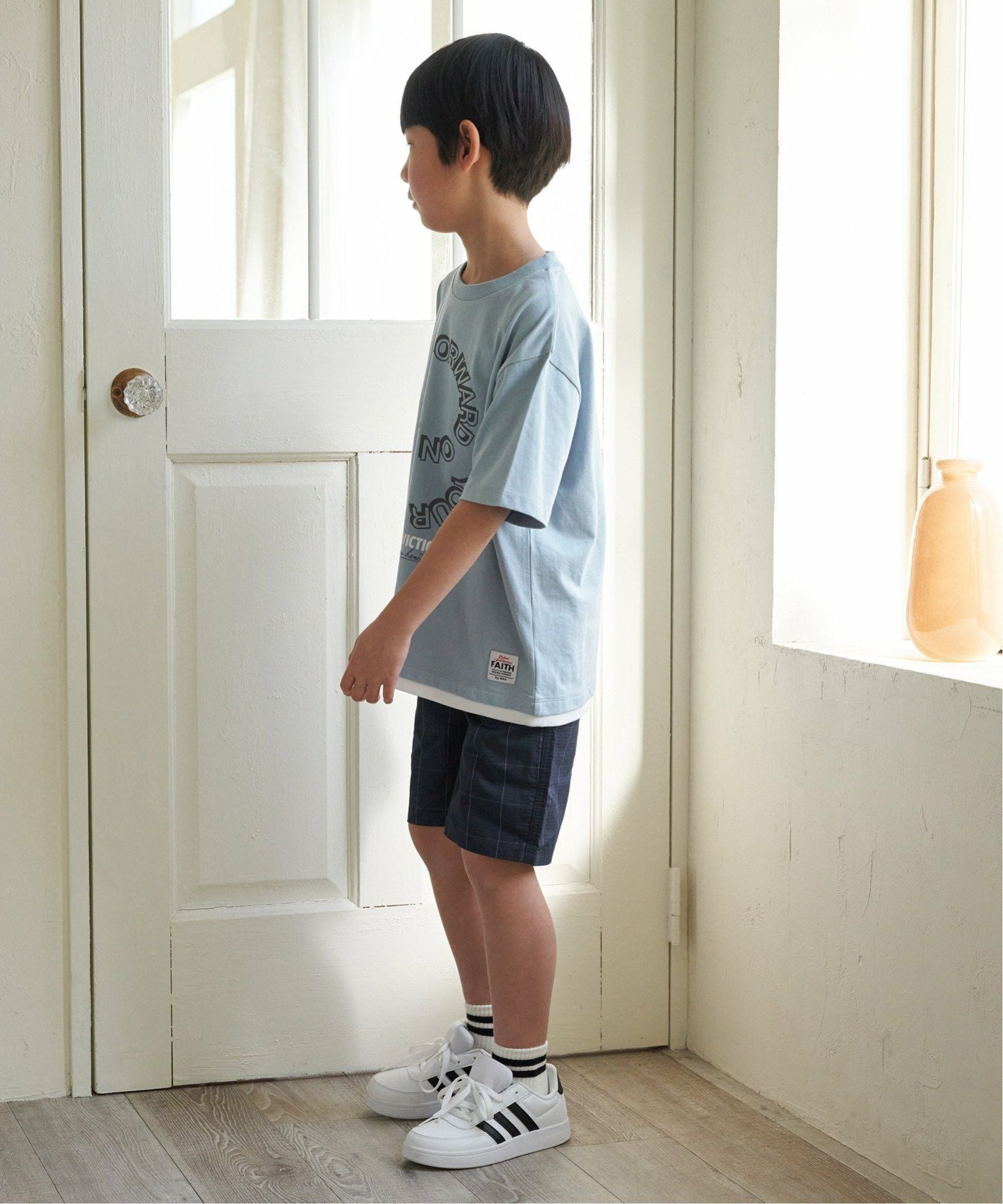 軽涼）ストレッチリップハーフパンツ（120~160cm）,40%OFF| TOKYO