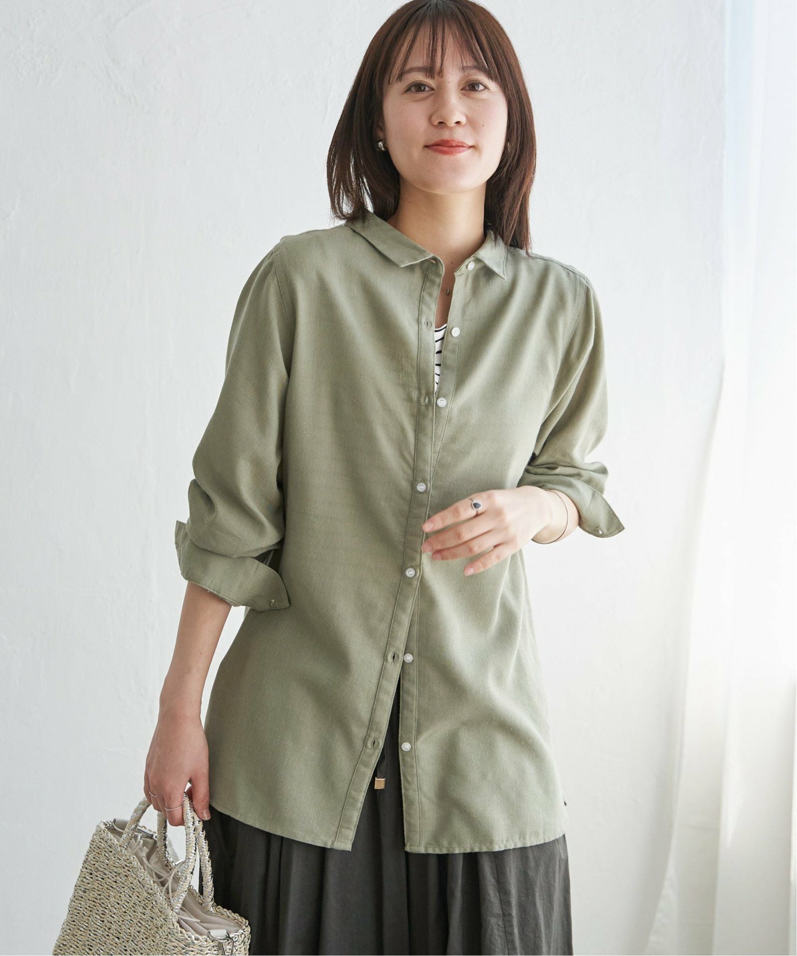 フレンチリネンMIX長袖シャツ,60%OFF| TOKYO DESIGN CHANNEL