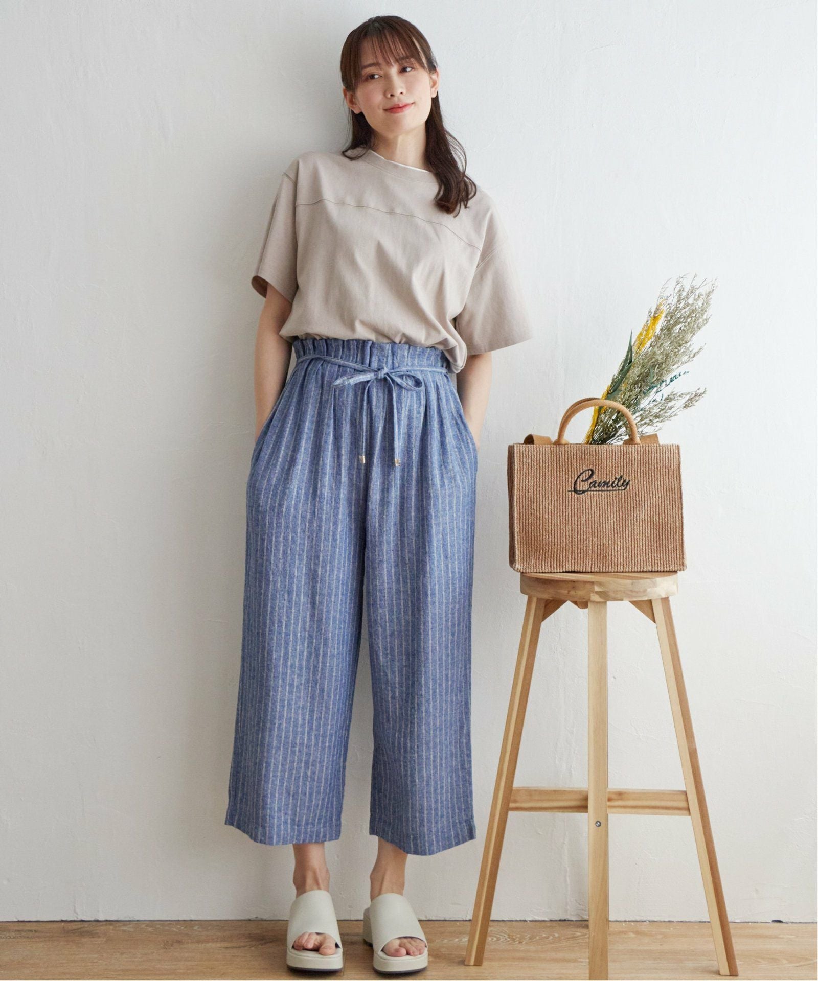 みか様♡ご確認用♡おでおむこシャン♡タキシード 麻混ベルト付きワイドパンツ,60%OFF| TOKYO DESIGN CHANNEL
