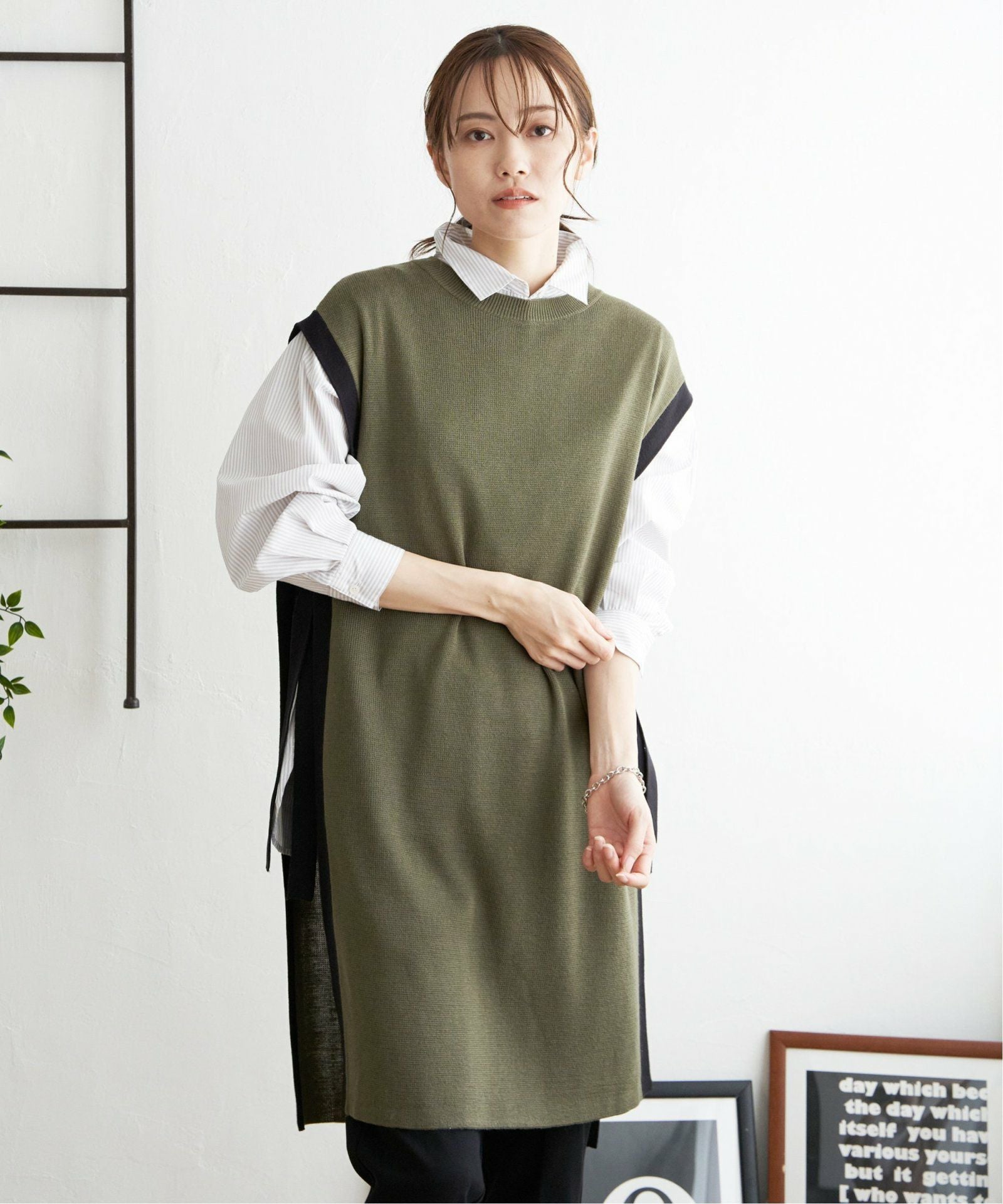 2点セット】ニットベストアンサンブルワンピース,20%OFF| TOKYO DESIGN