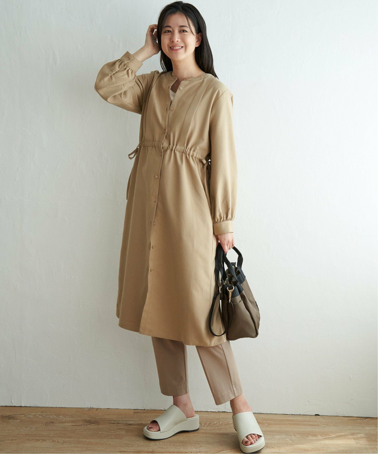 2WAYタックドロストワンピース,ikka| TOKYO DESIGN CHANNEL