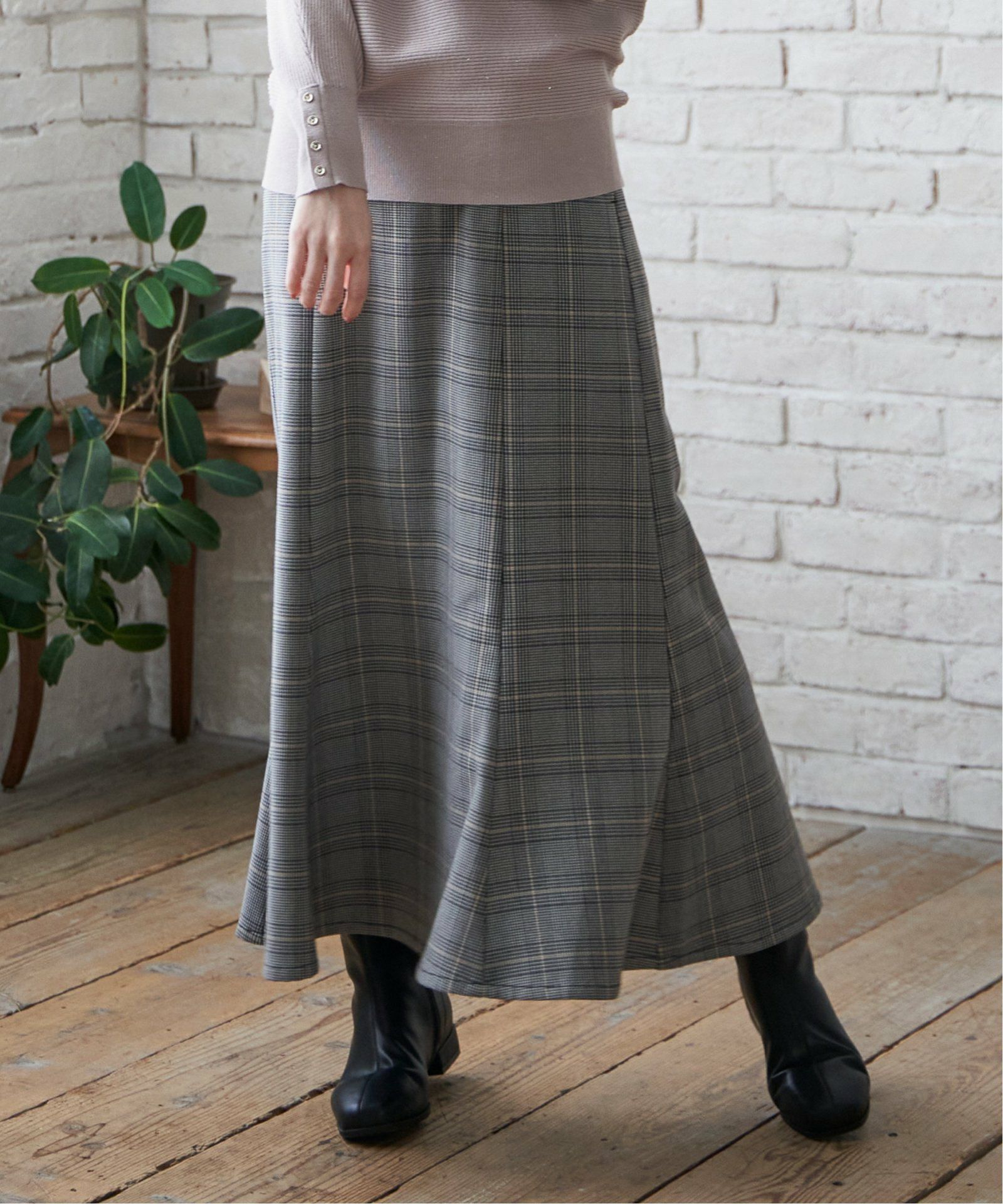 あたたか Beasystretch スカート,ikka| TOKYO DESIGN CHANNEL