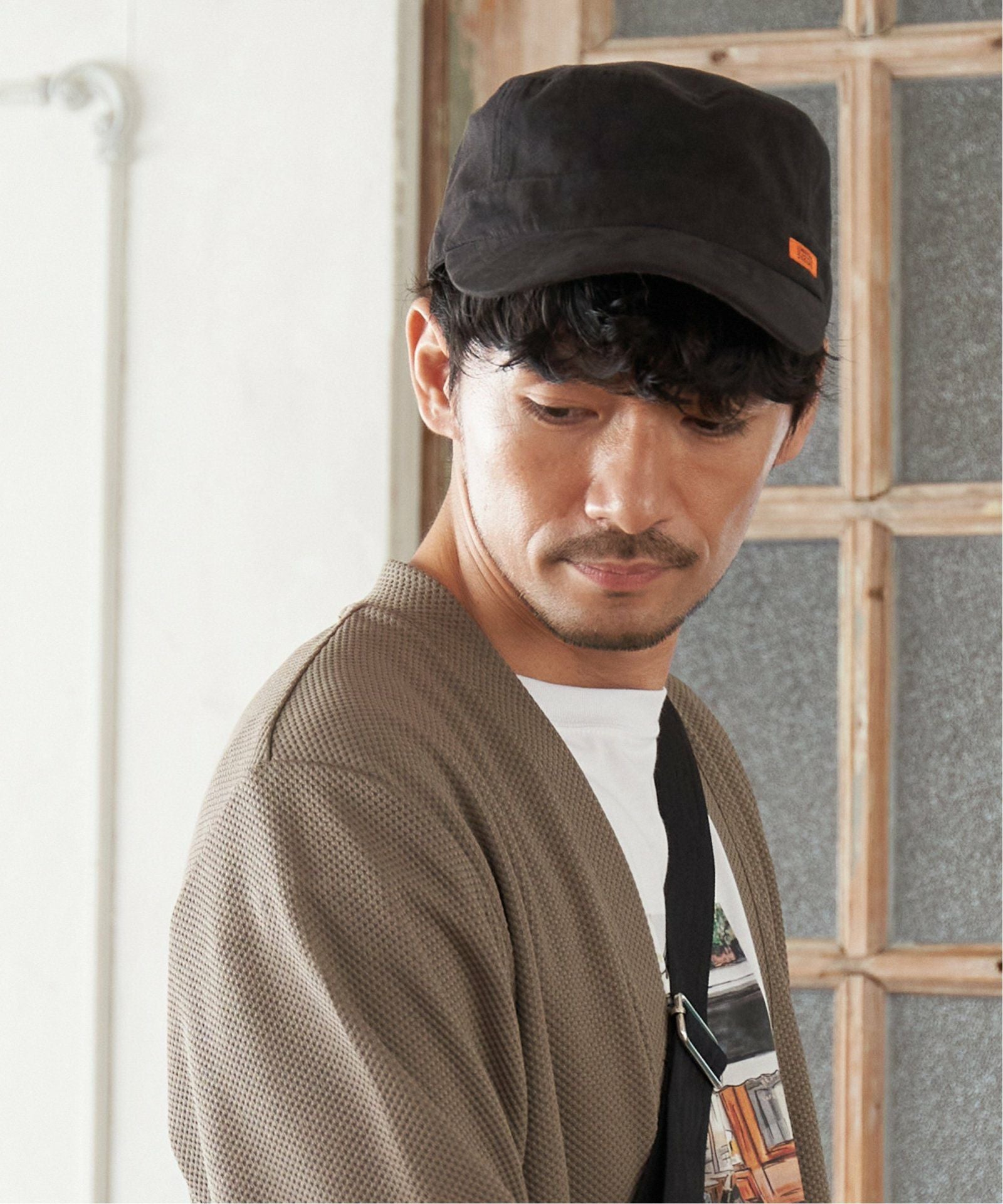 UNIVERSAL OVERALL フェイクスウェードワークキャップ,ikka| TOKYO