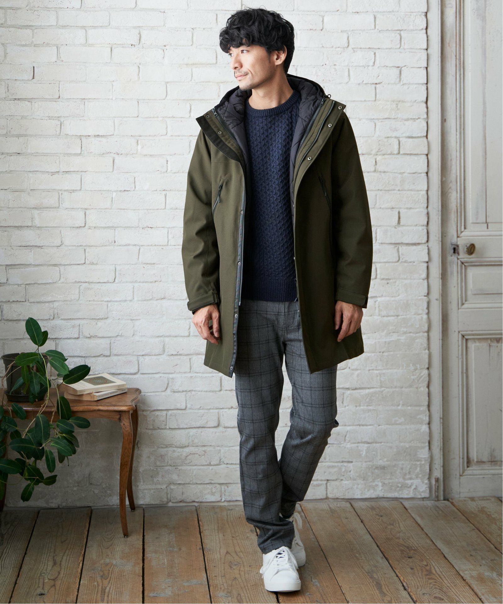 撥水】sorona(R) 3WAYロングコート,ikka| TOKYO DESIGN CHANNEL