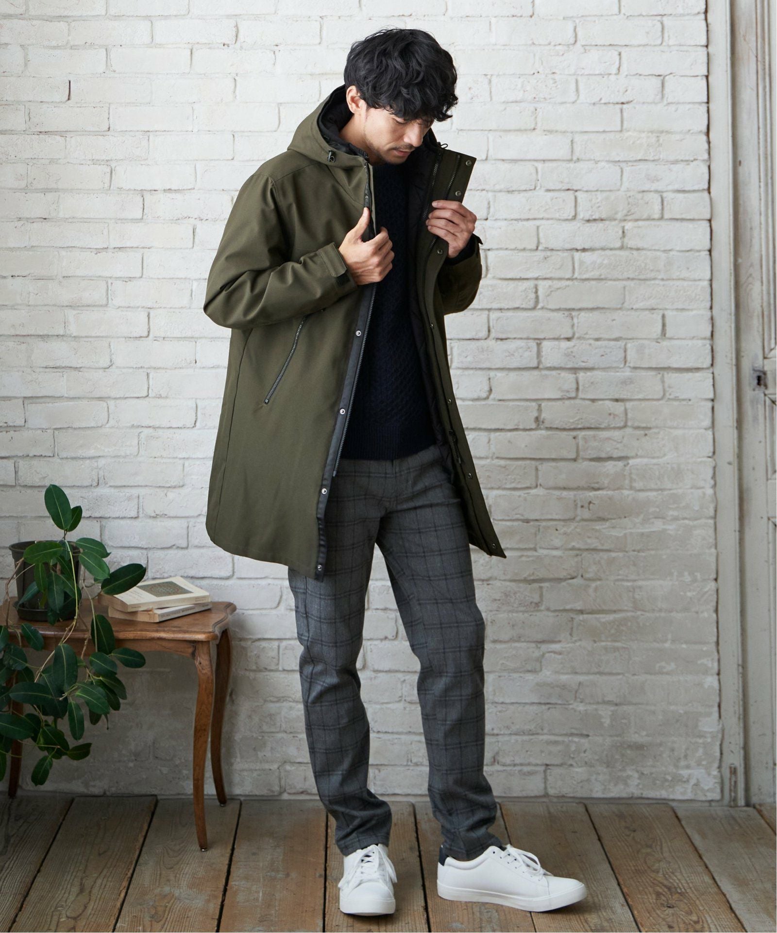 撥水】sorona(R) 3WAYロングコート,ikka| TOKYO DESIGN CHANNEL