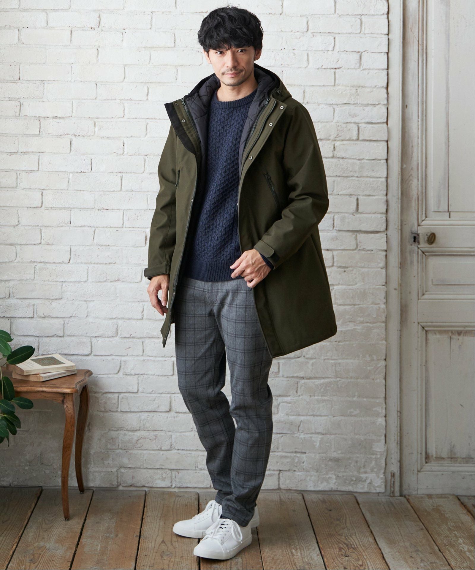 撥水】sorona(R) 3WAYロングコート,ikka| TOKYO DESIGN CHANNEL