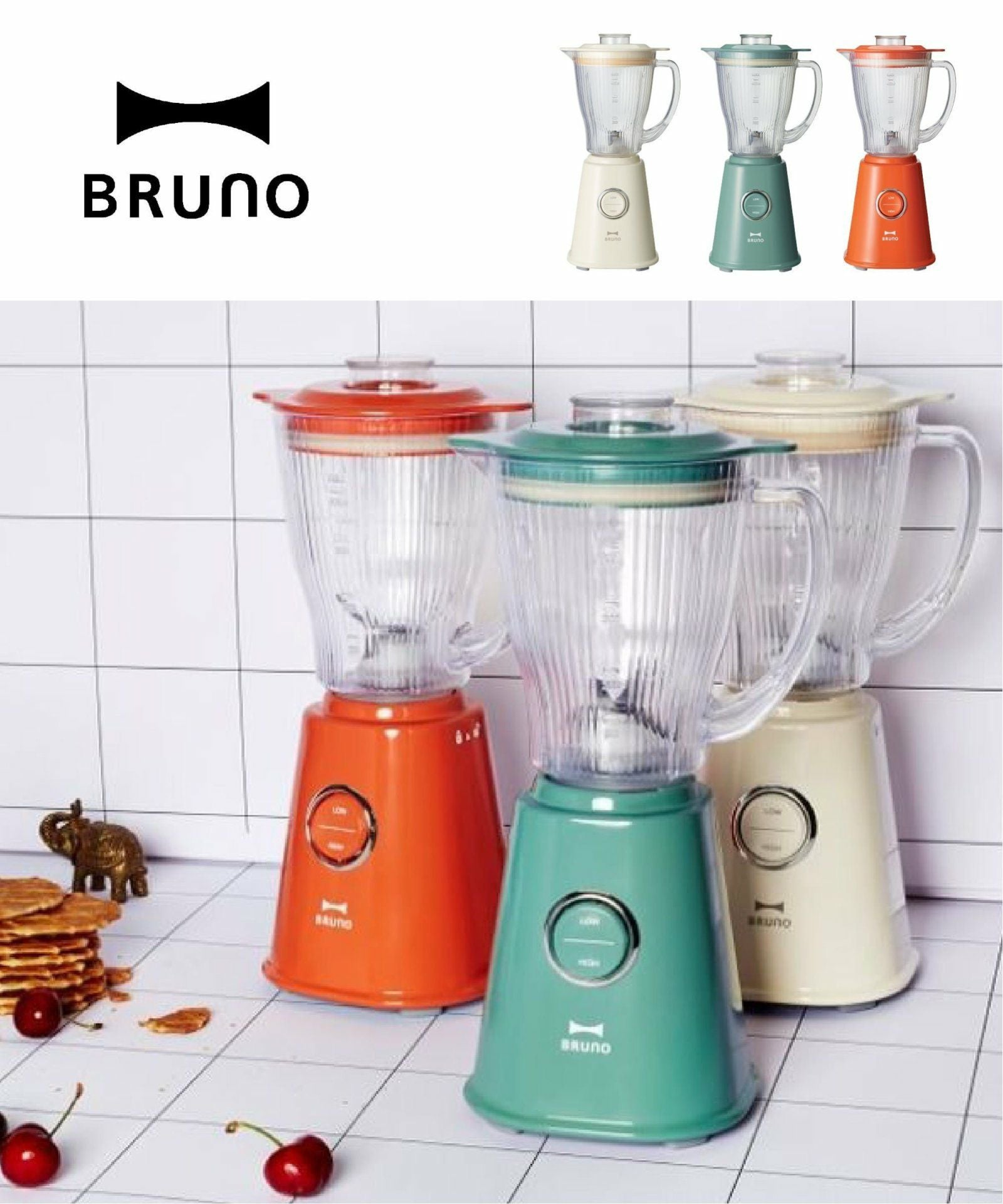 ブルーノ　コンパクトブレンダー　新品未使用 BRUNO ブルーノ コンパクトブレンダー | レシピ付 400ml ジューサー