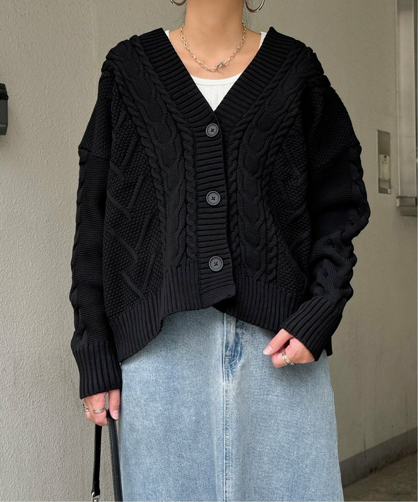 ケーブルボリュームカーディガン,30%OFF| TOKYO DESIGN CHANNEL