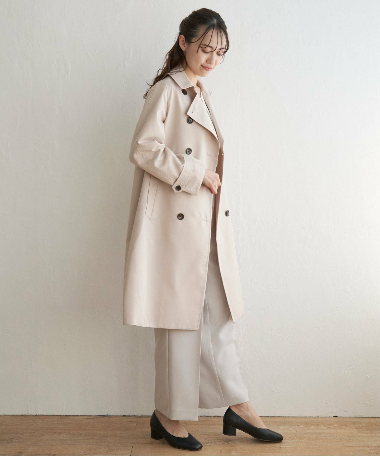 撥水ロングトレンチコート,70%OFF| TOKYO DESIGN CHANNEL