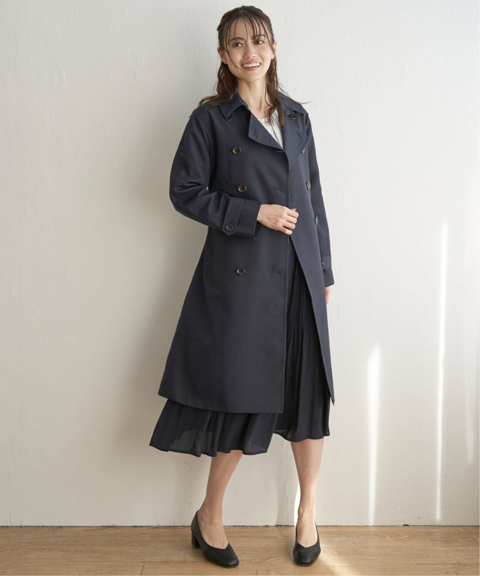 撥水ロングトレンチコート,70%OFF| TOKYO DESIGN CHANNEL