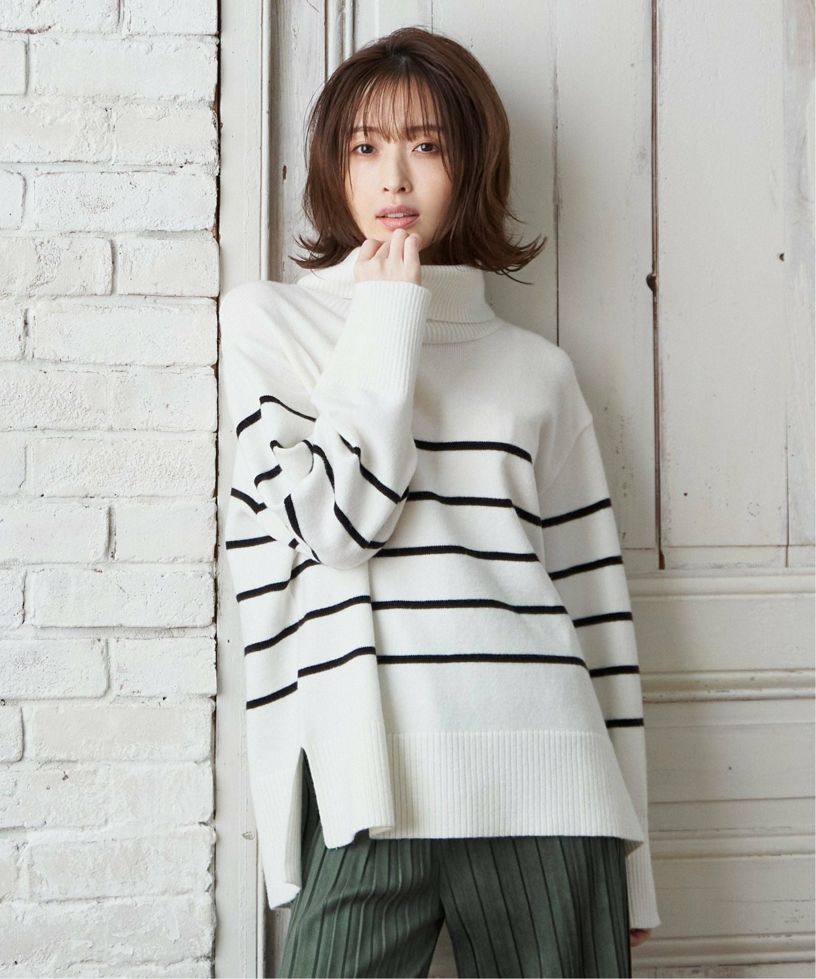 archivo ⭐️タートルネック ホワイト　値下げ❗️ ワイドタートルネックニットプルオーバー,30%OFF| TOKYO DESIGN CHANNEL