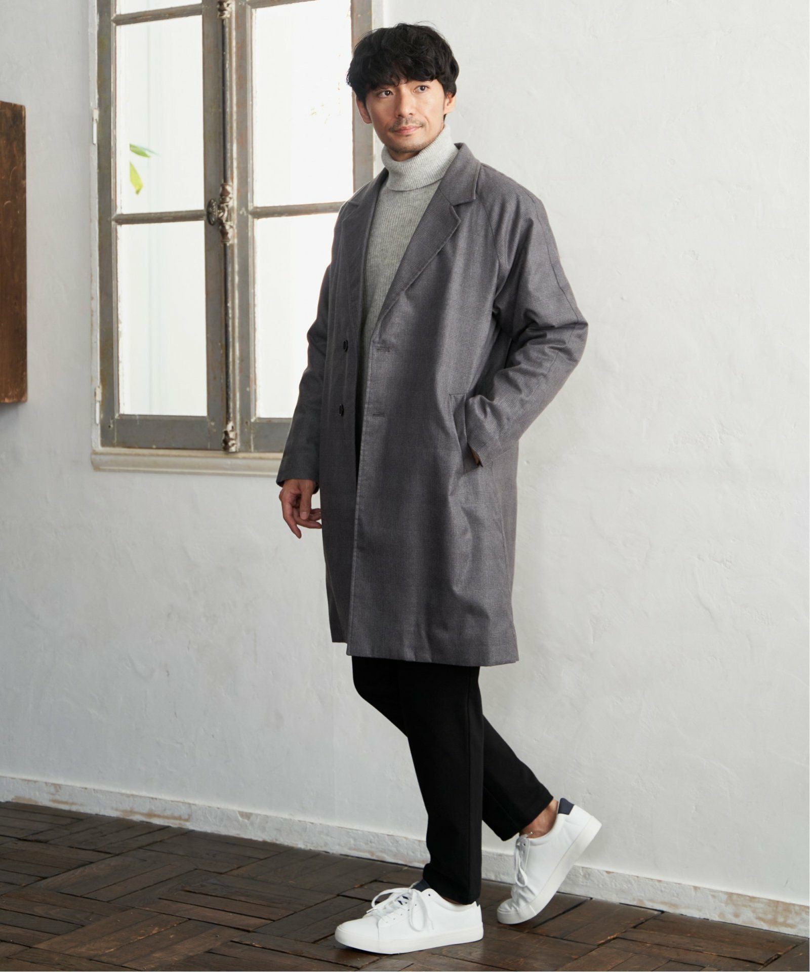 sorona(R) ウールライクチェスターコート,ikka| TOKYO DESIGN CHANNEL