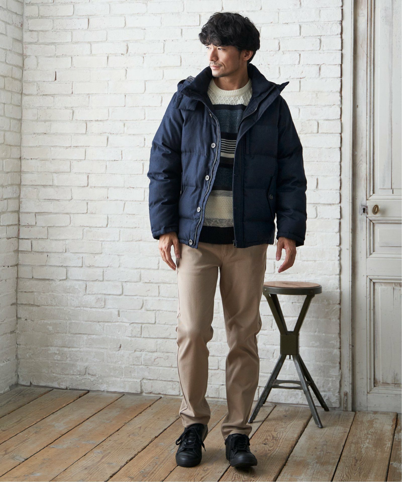 sorona(R)ウールライクフードブルゾン,ikka| TOKYO DESIGN CHANNEL