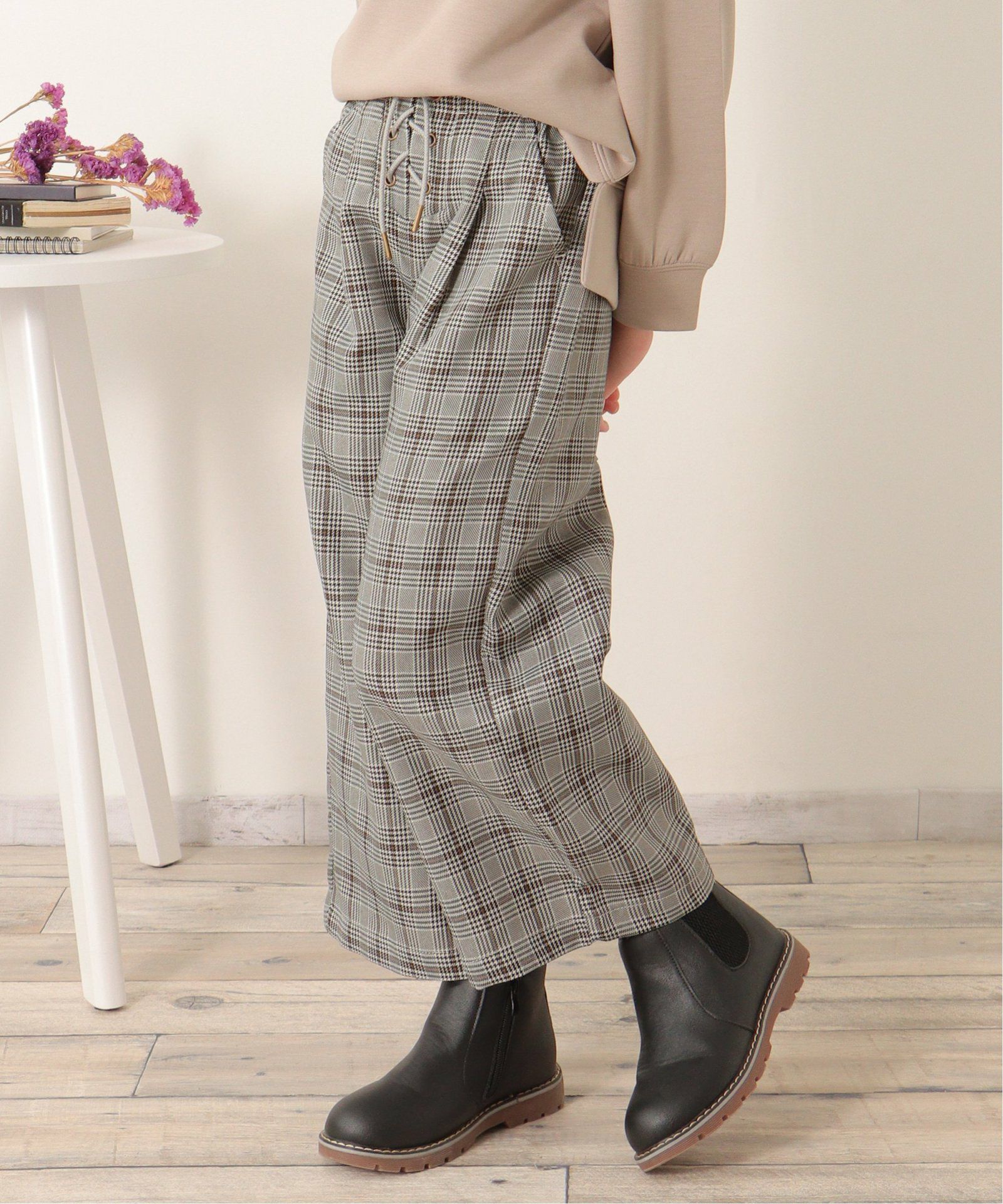 レースアップワイドパンツ（120~160cm）,30%OFF| TOKYO DESIGN CHANNEL