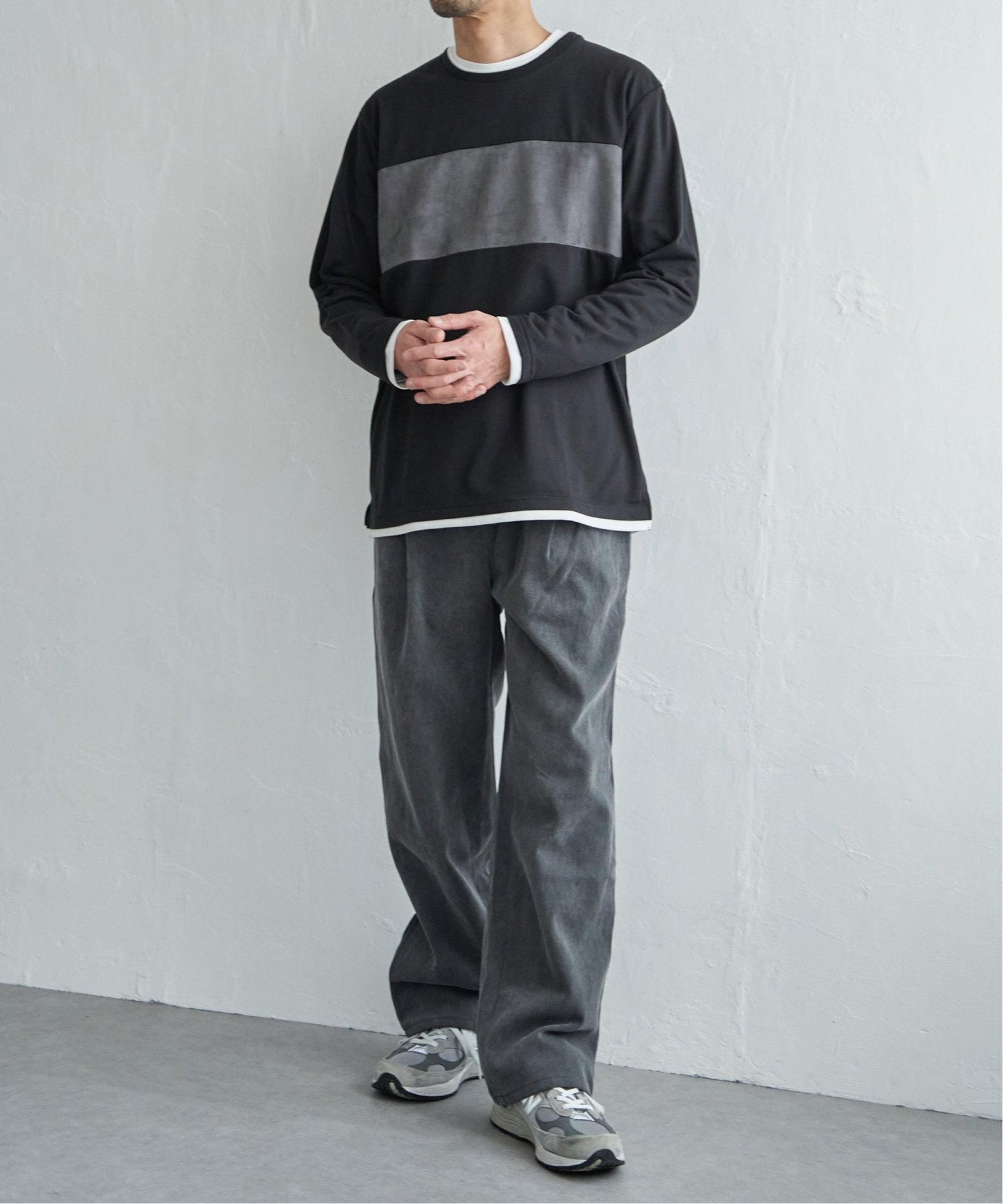 ミニ裏毛切り替えロンT,70%OFF| TOKYO DESIGN CHANNEL