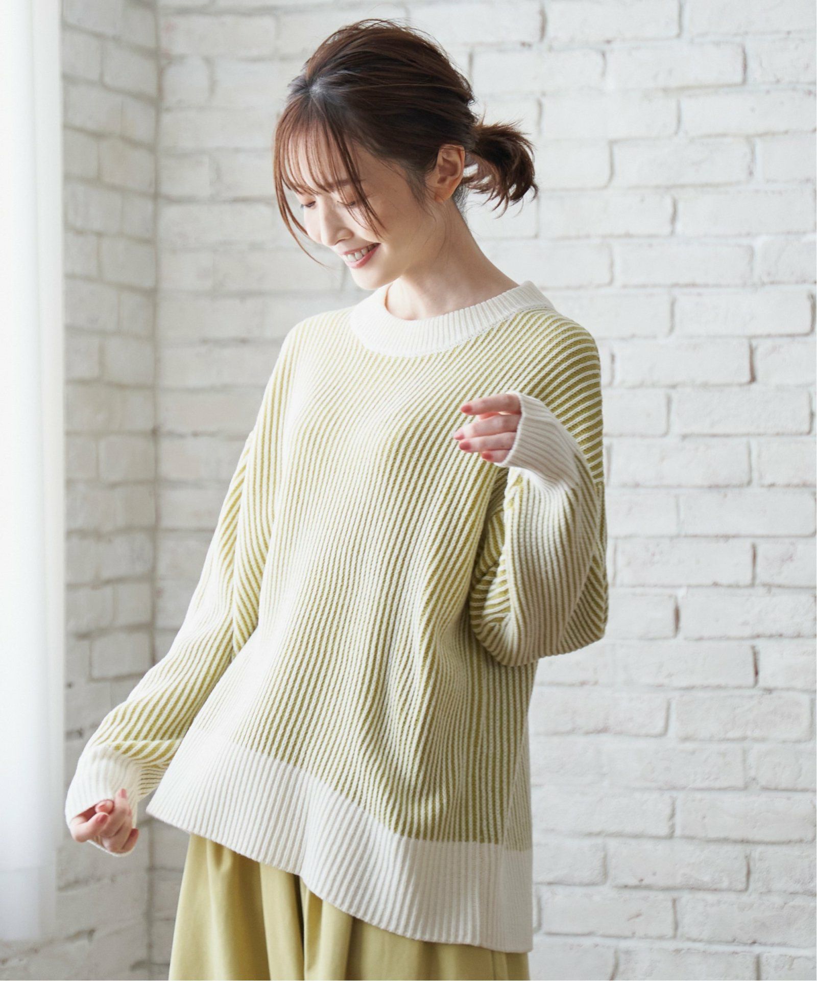 ストライプ柄ニットプルオーバー,30%OFF| TOKYO DESIGN CHANNEL