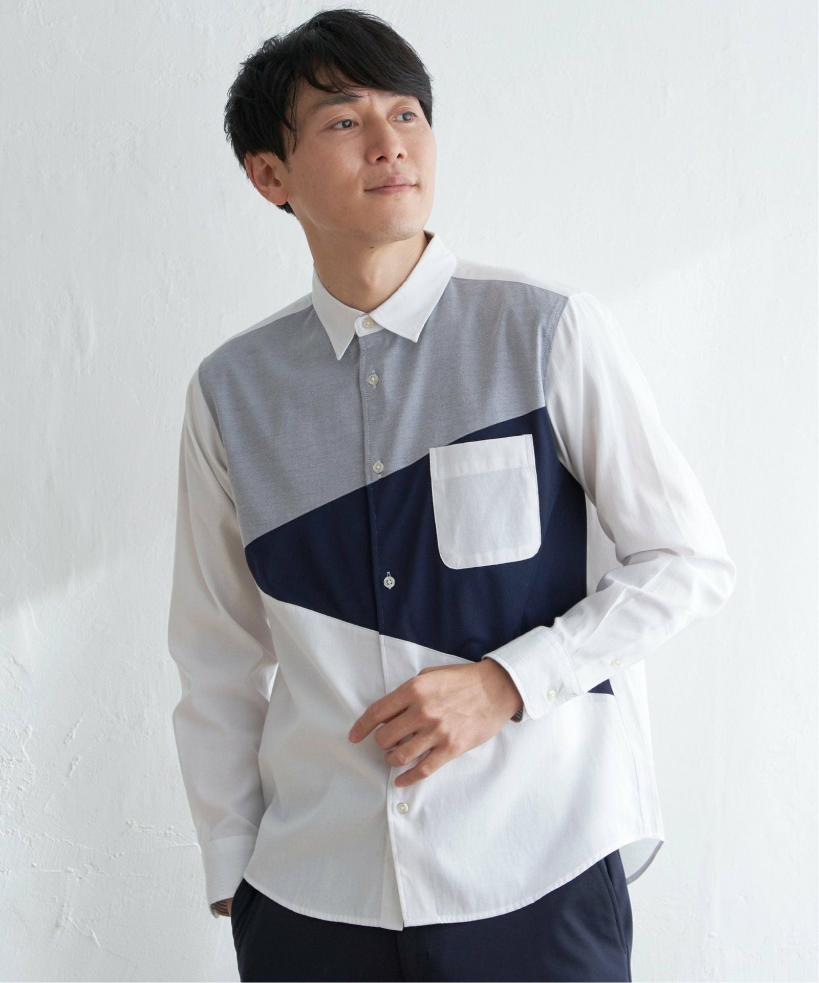 オックスブロックスグラデシャツ,ikka| TOKYO DESIGN CHANNEL