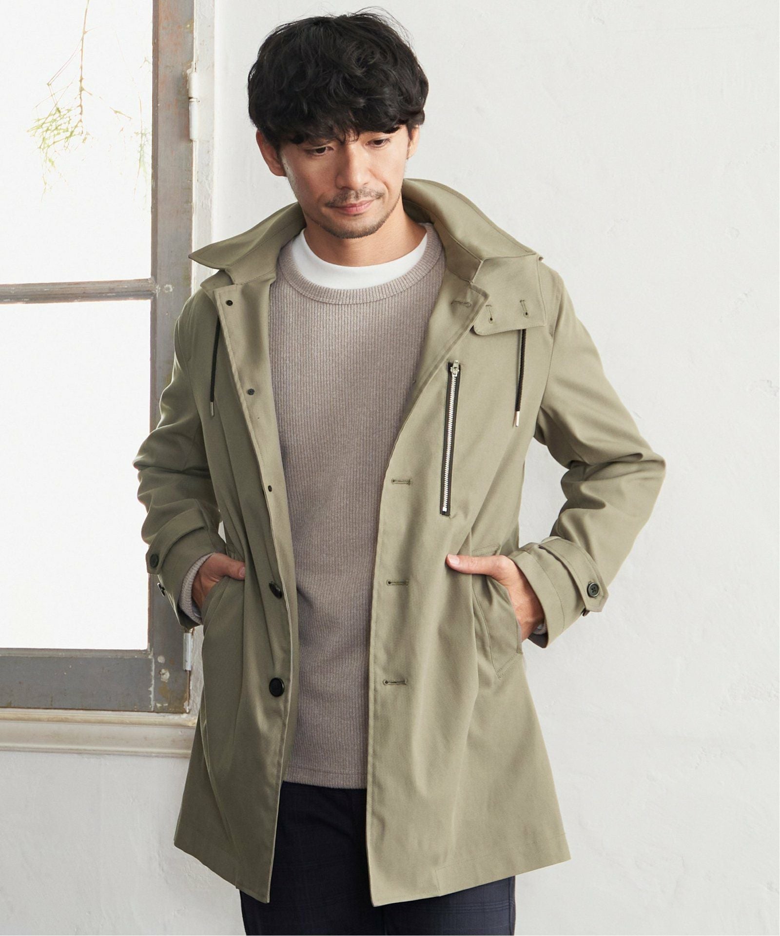 【GORE‑TEX×LL×美品×2way】ダーバン ステンカラーコート ライナー GORE‑TEX×LL×美品×2way】ダーバン ステンカラーコート ライナー | DURBAN