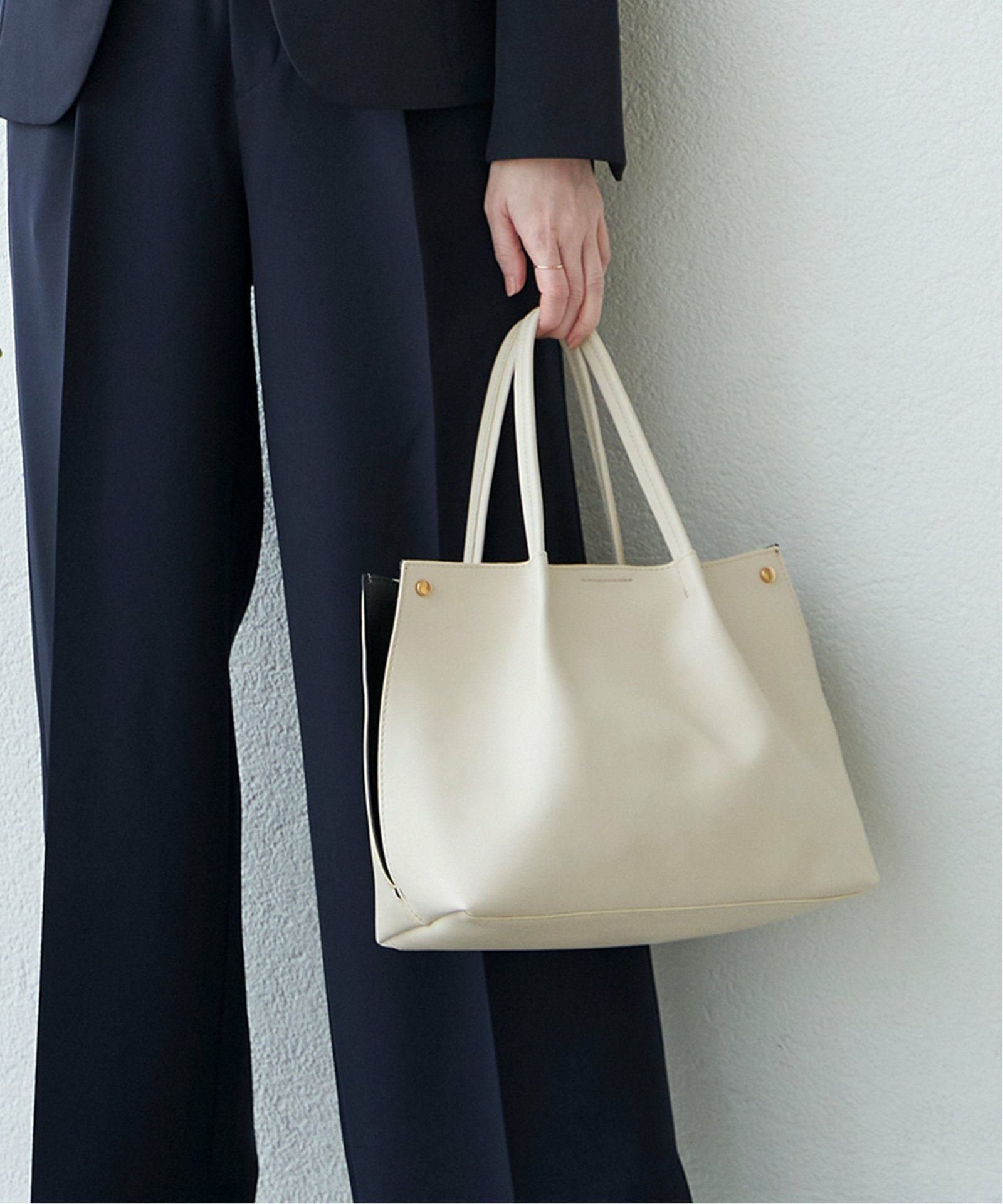 約40点超え♡ブランドインポート系まとめ♡新品タグ付あり PUサイド切り替えトートバッグ,ikka| TOKYO DESIGN CHANNEL
