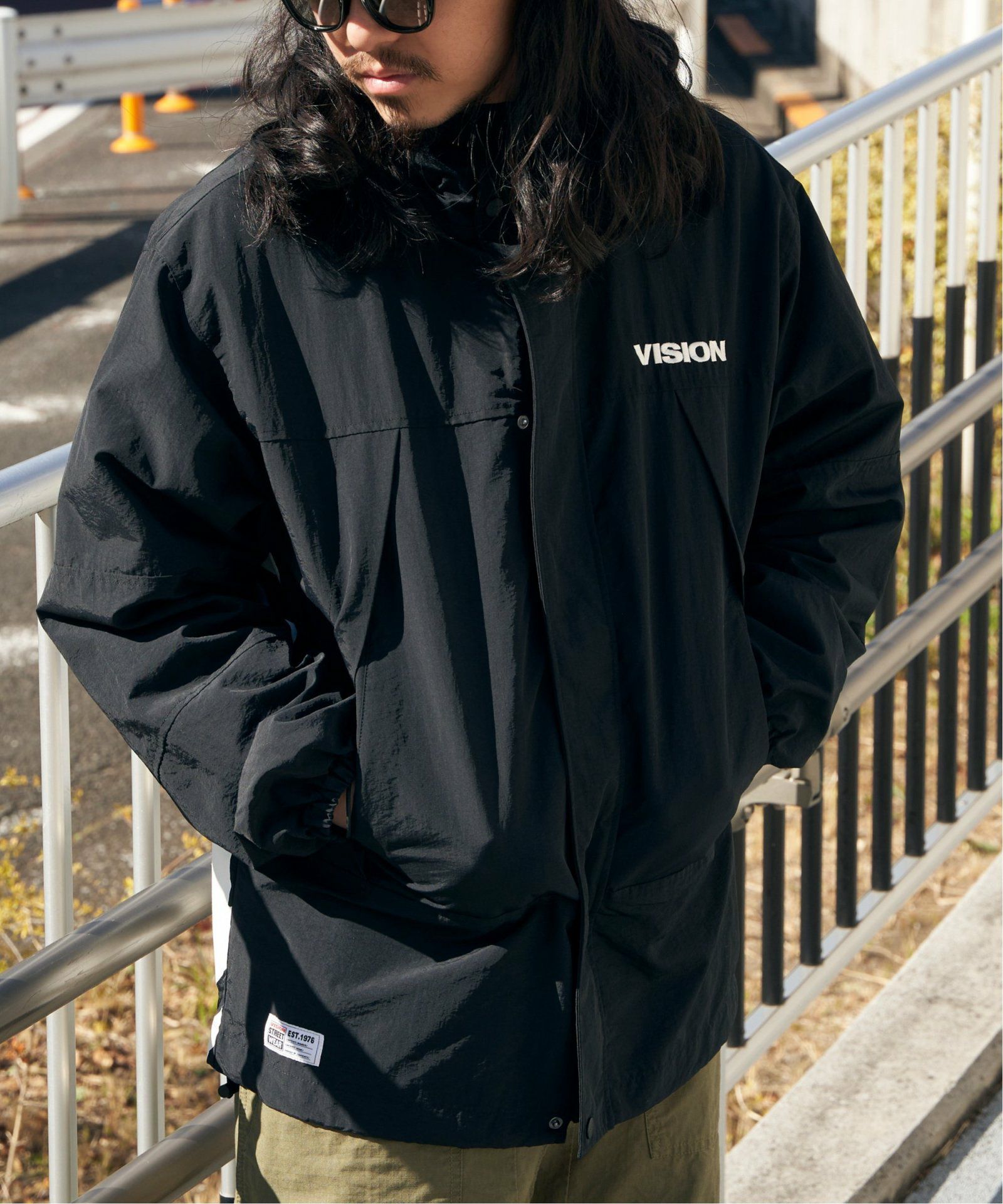 かつきくん着用 trendt vision ボンバージャケット リバーシブル VISION STREET WEAR ヴィジョンストリートウェア フードナイロン